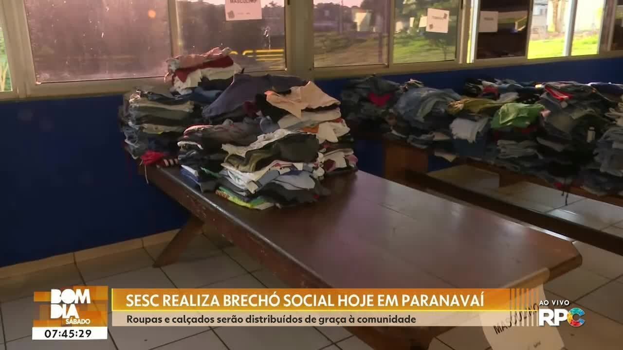 Brechó Social leva roupas e calçados a quem precisa em Paranavaí